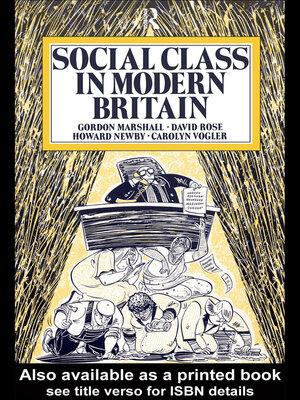 cover image of Social Class in Modern Britain